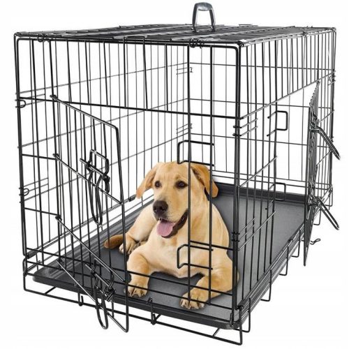 Metalni transporter kaveza za kućnicu za psa mačku životinje XL 91x62x70 cm