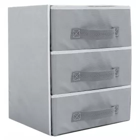 Ormarić s ladicama i ormarić - sivi