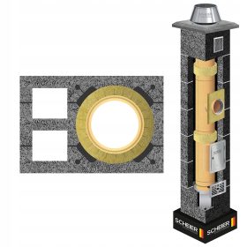 Keramički dimnjak, dimnjački sustav 200, 7m
