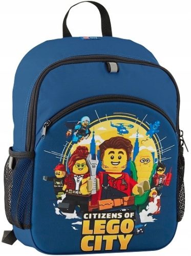 LEGO Grad LEGO Nijanse plave školski ruksak s jednim odjeljkom, višenamjenski, za djecu od 11 godina