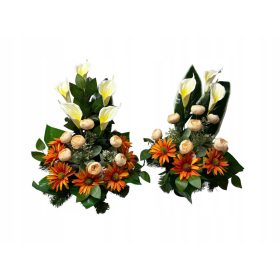 Višenamjenski cvjetni aranžman za groblje, visine 55 cm