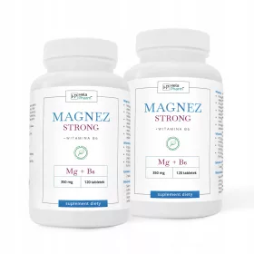   Magnez STRONG + Vitamin B6 za ublažavanje grčeva i stresa, 120 tableta