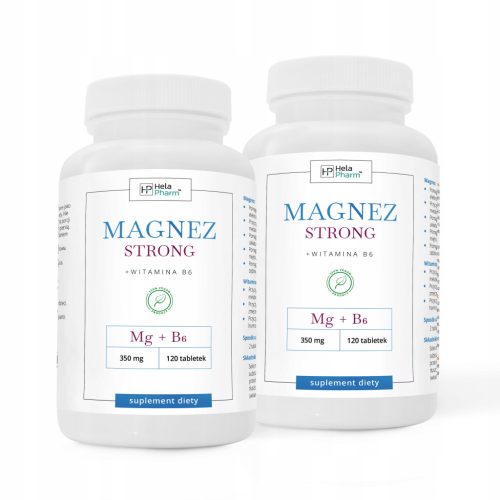 Magnez STRONG + Vitamin B6 za ublažavanje grčeva i stresa, 120 tableta