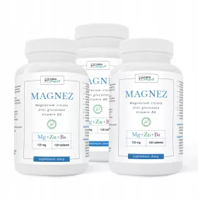   Magnez + Cink + B6 od Hela Pharm® - Visoka doza, 120 tableta