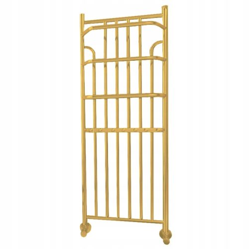  retro radijator Minas 120 x 43, zlatno lakiran