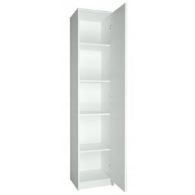 Regal za knjige R8 s bijelim stupom i ROB policama