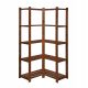 Drvena kutna polica Wamar 170 x 80 x 38 cm - do 40 kg po polici