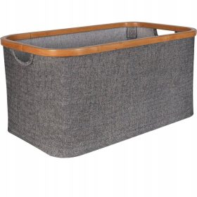    Samostojeća košara za rublje Gadgy 35l, nijanse sive i srebrne