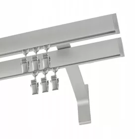 Garnišna za apartman, dupla vodilica, 220 cm