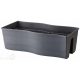  Form-Plastični lonac za cvijeće 58,5 cm x 29 x 20 cm crna plastika