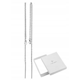 SREBRNE SWAROVSKI MODA DUGE NAUŠNICE