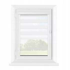 Roleta dan-noć dimenzija 75x150cm u bijeloj kaseti