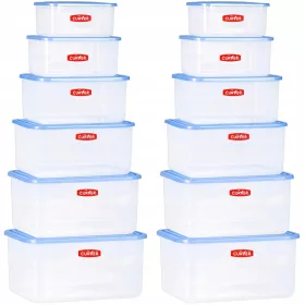 Zestaw 12 plastičnih posuda za hranu Curver
