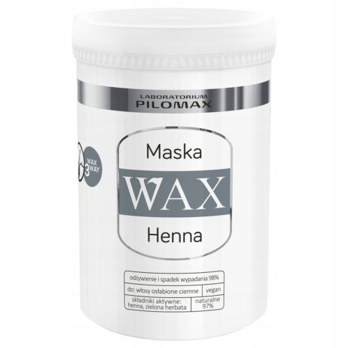 Henna Wax NaturClassic Maska za regeneraciju suhe i oštećene tamne kose
