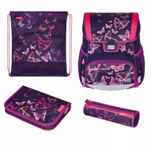 Set školskih torbi Herlitz Loop Plus Butterflies