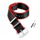 Premium NATO remen 22 mm crno crvena + teleskopi + alat