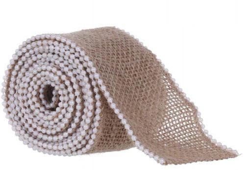  Juta tkanina 50 g/m², širina 6 cm, smeđa