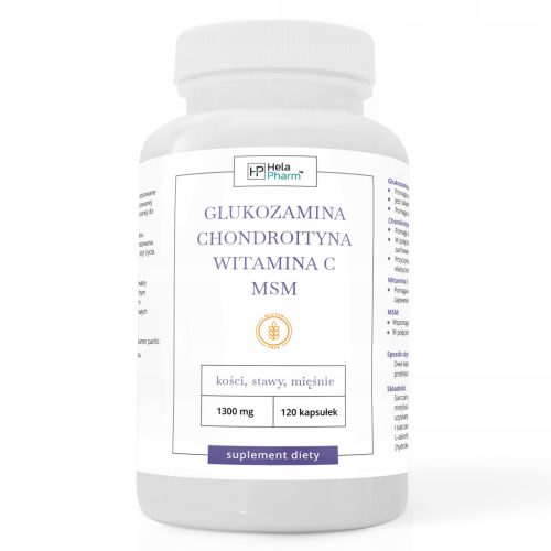 Glukozamin, Hondroitin, Vitamin C, MSM - Kapsule za Zdravlje Zglobova 120 kom