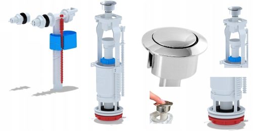 Hydroera SE020201002 bijela tipka za ispiranje