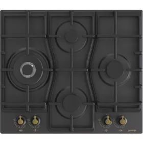   Gorenje GW6D42CLB Retro plinska ploča za kuhanje s rešetkom od lijevanog željeza