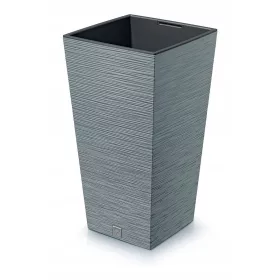    Prosperplast saksija 50 cm x 26,5 x 50 cm promjer 26,5 cm plastične nijanse sive i srebrne