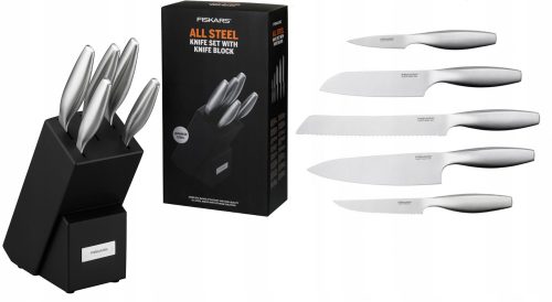 Set noževa u bloku Fiskars All Steel 5 kom.