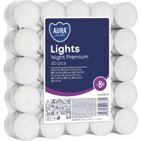   Parafinska čajna svijeća Bispol bez mirisa 50 kom + odgovara DABSTER.PL A38 38