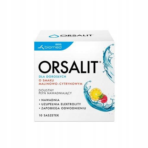ORSALIT Biomed Orsalit dodatak prehrani za odrasle s okusom limun-malina