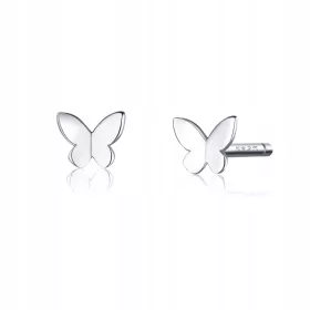 Srebrni leptir naušnice Ornamo 925 srebro