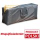 Navlaka za vrtni namještaj - Vrtna navlaka za jastuke 125 x 41 x 50 cm, siva