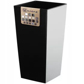    Kadax saksija 35 cm x 35 x 68 cm promjer 34 cm plastična crna