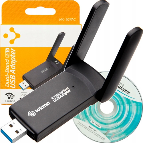  AC1300 ADAPTER WiFi MREŽNA KARTICA Wi-Fi NA USB S ANTENAMA 1300Mbps 5GHz