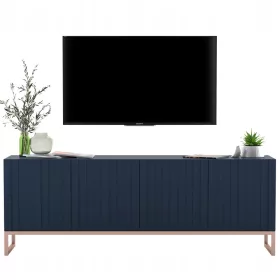   Samostojeći TV ormarić ELPIS Glamour Granatowy Mat 150 cm x 53 cm x 36,5 cm