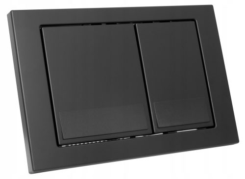 Kk-Pol M06 ANTI-FINGERPRINT tipka za ispiranje wc školjke, crna