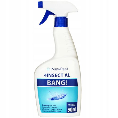  Raspršivač, aerosol protiv žohara, mrava, pauka, buha, stjenica, srebrnih ribica NewPest 0,5 kg 500 ml