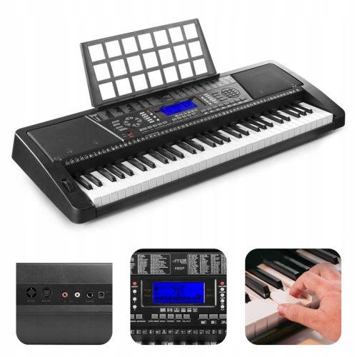 Tipkovnica MAX KB12P MIDI 61 tipka, PROFESIONALNA ZA UČENJE