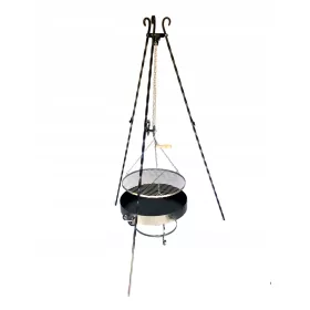  VRTNI ROŠTILJ TRONOŽAC INOX REŠETKA + LOŽIŠTE 70CM