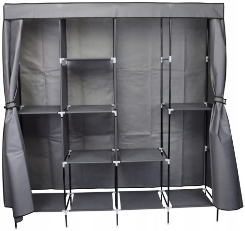 Saska Vrtni Ormar 168x45x172 cm u Nijansama Sive
