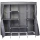 Saska Vrtni Ormar 168x45x172 cm u Nijansama Sive
