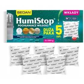 HUMISTOP WKŁAD ZA POHVAĆANJE VLAŽNOSTI SEDAN 5 KOM