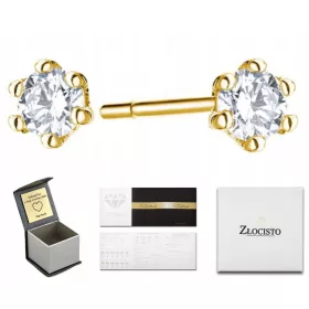   ZLATNE NAUŠNICE S DIJAMANTIMA, NATUNČKIMA, GRAVIRANIM ŠAFOVIMA