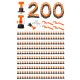 Stege/kopče za niveliranje pločica Pro100system 200 kom.
