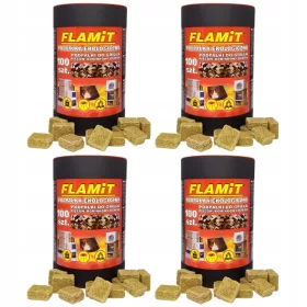   Briketi, drveni ugljen za roštiljanje - FLAMIT pokretač vatre 1,4 kg