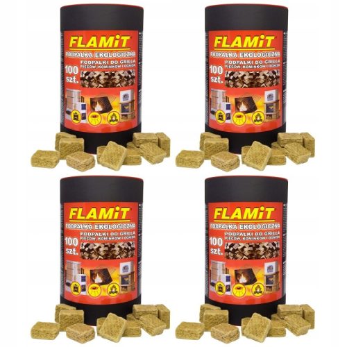 Briketi, drveni ugljen za roštiljanje - FLAMIT pokretač vatre 1,4 kg
