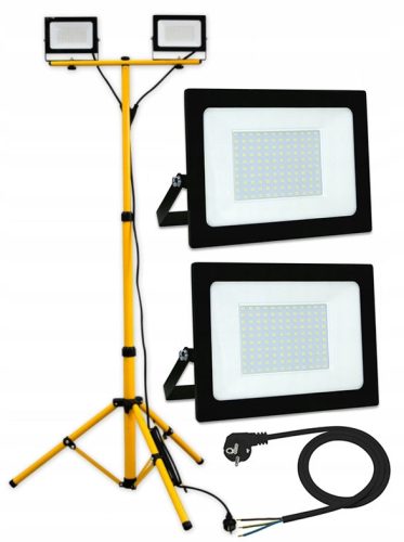 Halogeni LED Reflektor 2x 100W sa Stativom i Kabelom