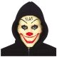 Maske za lice Zli Klaun Smiješna Smrt Lateks Bež smeđa Halloween