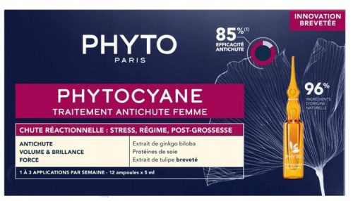 Phyto Phytocyane tretman protiv ispadanja kose za žene - 12x5ml