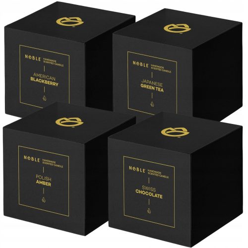 Svijeća s mirisom soje Noble Candle Set 4x220ml Noble 4 kom.