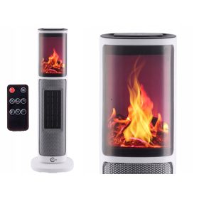    Carruzzo električni keramički radijator Stupni radijator sa kaminom 2000 W