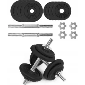    LIJEVANE GRUPE 2x10kg podesive metalne šipke 28mm opterećenje set 20kg